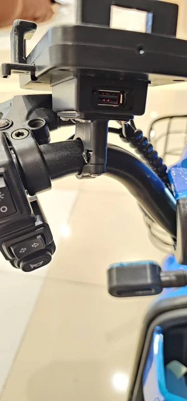 موتور سیکلت برقی MENGMA مدل W1 رنگ آبی - تصویر 6