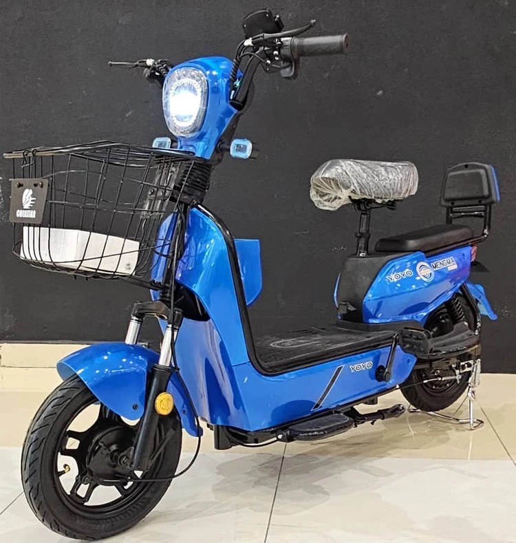 موتور سیکلت برقی MENGMA مدل W1 رنگ آبی